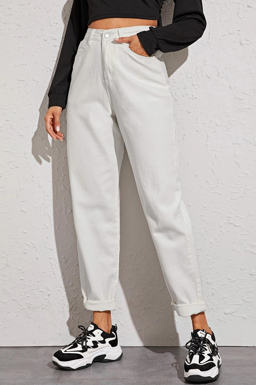 White Casual Pant – Styched Fashion