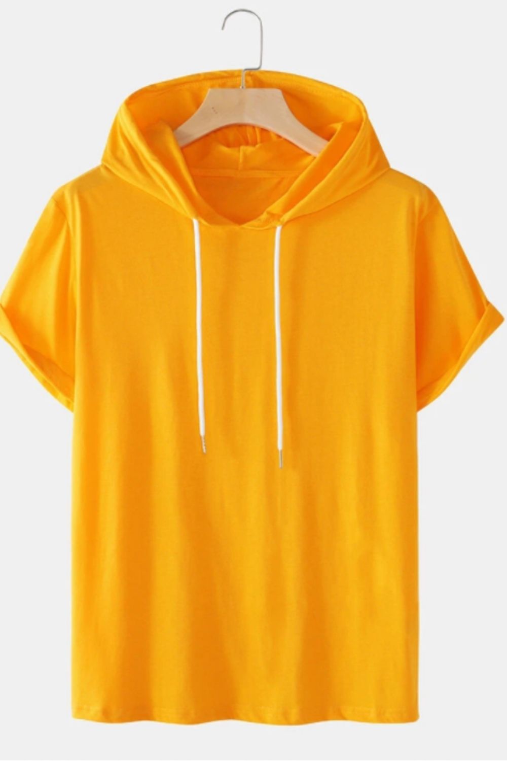 Yellow drawstring clearance hoodie