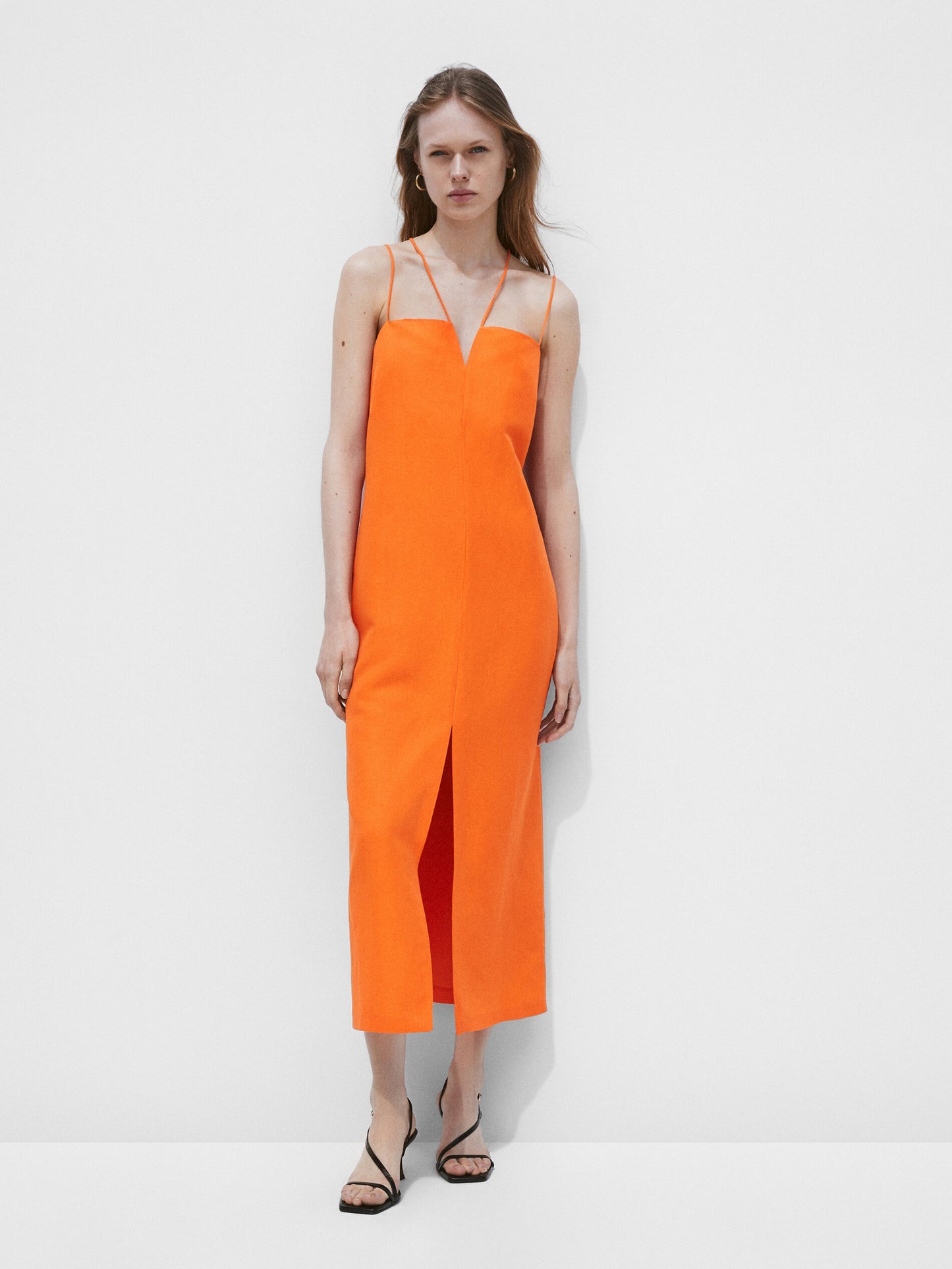 Yaroslavl Orange Dress