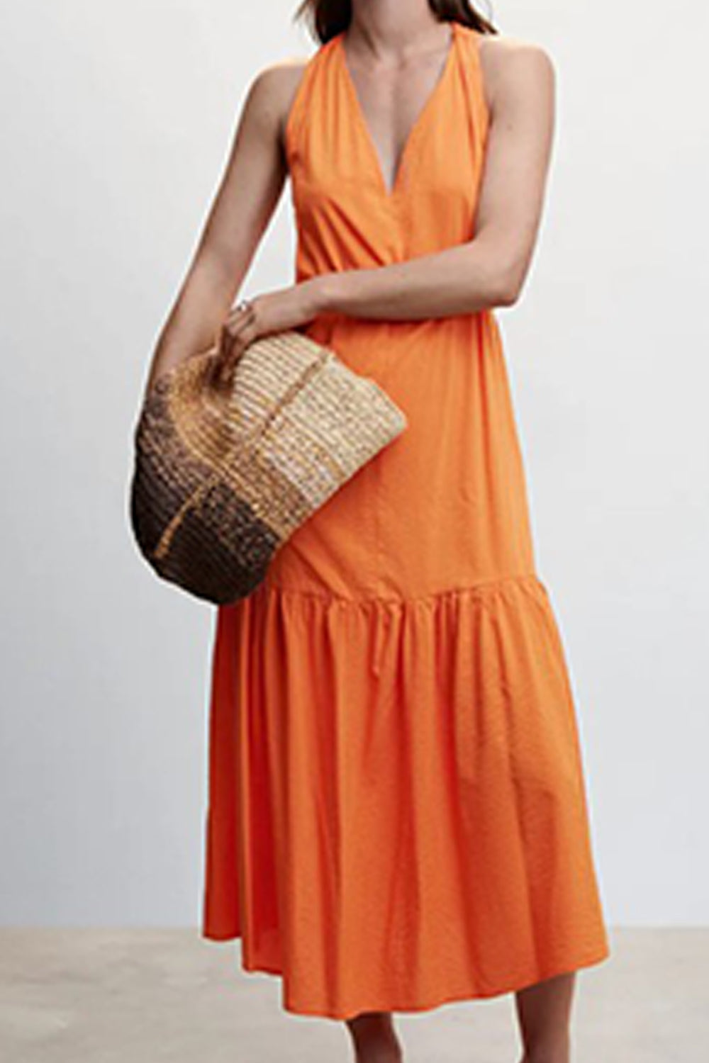 Xanthi Orange Dress