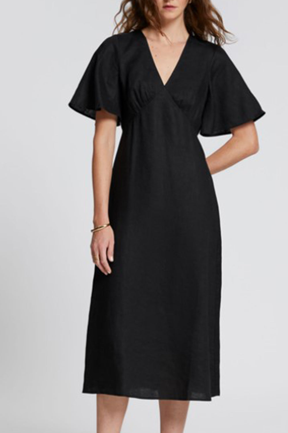 Korinthos Black Dress