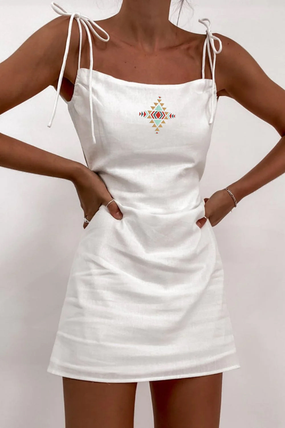 A Chic White Summer Dress from Brochu Walker