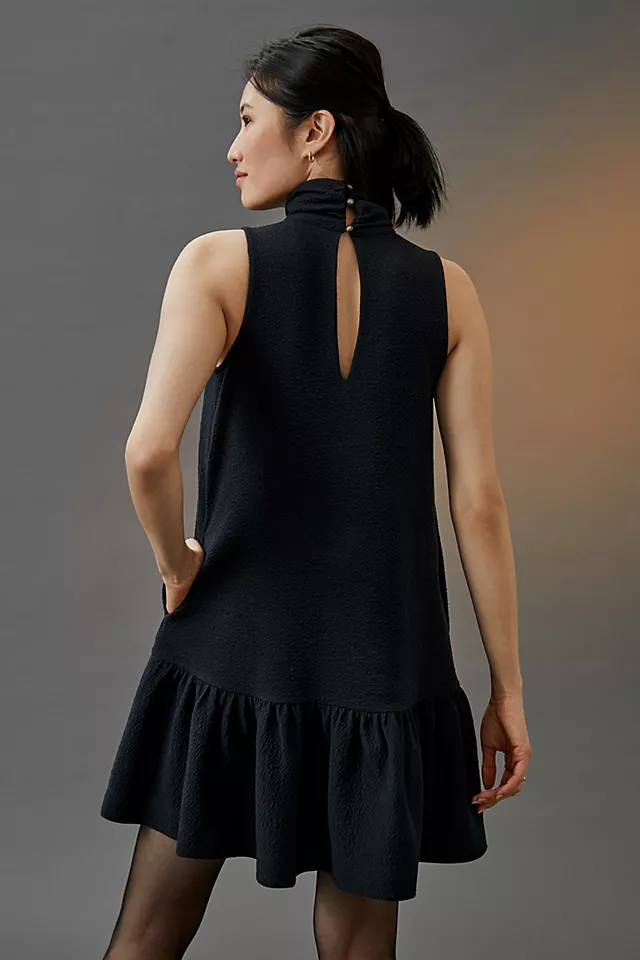 High Neck Sleeveless Black Dress – Styched Fashion