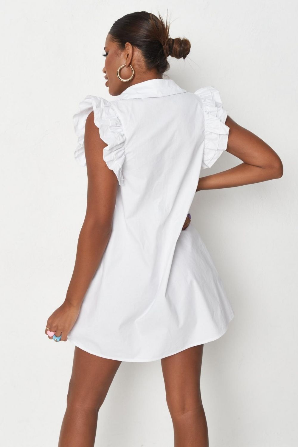 Ruffle Tiered Midi Dress | boohoo IE