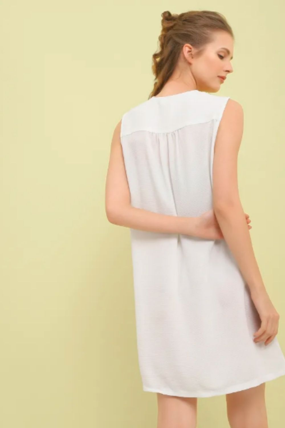 White Shift Dress