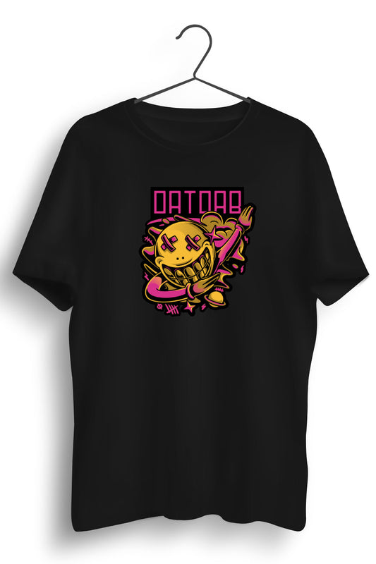 Dat Dab Graphic Printed Black Tshirt